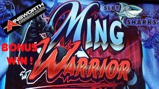 Ainsworth Ming Warrior - Live Play & Nice Bonus Win !