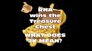 RNA win the TREASURE CHEST and we have a SECOND DRAW!
