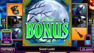 ELVIRA: THE WITCH IS BACK Video Slot Casino Game with an ELVIRA'S TOIL AND TROUBLE FREE SPIN BONUS