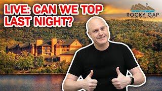 ⋆ Slots ⋆ Can We Top Last Night’s LIVE WINS? ⋆ Slots ⋆ Rocky Gap Says No, BUT I SAY YES!!!