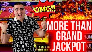 OMG! More Than GRAND JACKPOT⋆ Slots ⋆ ! Massive Handpay Jackpot On High Limit Treasure Box