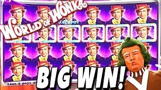 •BIG WIN• World of Wonka SLOT MACHINE BONUS $4 and $6 Bet Live Play