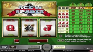 Ace of Spades• slot machine by Play'n Go | Game preview by Slotozilla