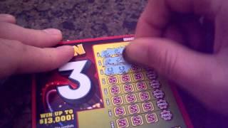 NEW SPIN 3 $3 SCRATCH OFF FROM INDIANA LOTTERY, SCRATCH OFF WINNER!