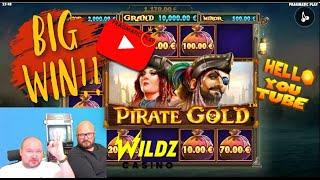 Big Win From Pirate Gold!!