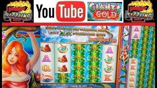 FEE-FI-FO-FUM GIANT'S GOLD - BIG WIN MAX BETS + LINE HITS & BONUS GAMES Slot Machine Pokies