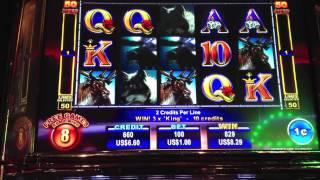 Ainsworth - Winning Wolf Slot - Mohegan Sun at Pocono Downs Casino - Wilkes Barre, PA
