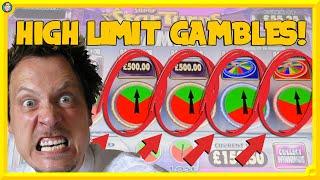 BIG Gambles, RED Wheels and FREE Spins! Crazy Slot Session!