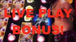 LIVE PLAY and Bonus on Walking Dead 2 Slot Machine