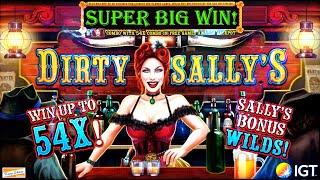 MASSIVE WIN on DIRTY SALLY'S SLOT MACHINE POKIE!  1st SPIN MAX BET BONUS + BEAST SLOT POKIE + MORE!
