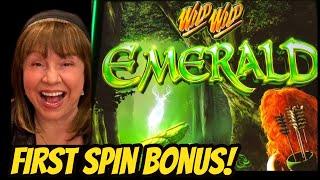 First Spin Bonus-Wild Wild Emerald!