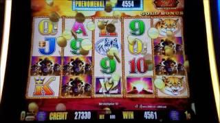 Buffalo Gold Slot Machine  Bonus Wth $6 Max Bet and Big Win Line Hit