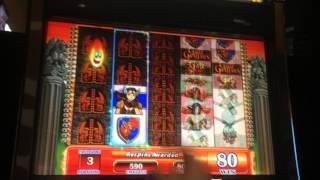 LIVE PLAY on Griffin's Gate Slot Machine with Bonus