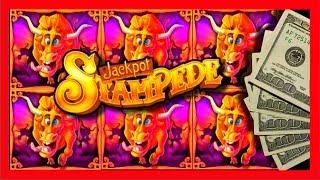 100X JACKPOT STAMPEDE! SDGuy Takes on Jackpot Stampede Slot Machine with Bonus