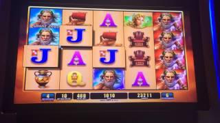 Great Zeaus Slot Machine Bonus - BIG WIN!!!