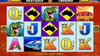 OUTBACK JACK Video Slot Casino Game with a BOOMERANG BONUS