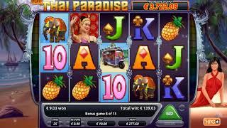 Thai Paradise slot - 220 win!