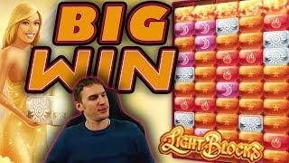 BIG WIN on Light Blocks Slot - £5 Bet!