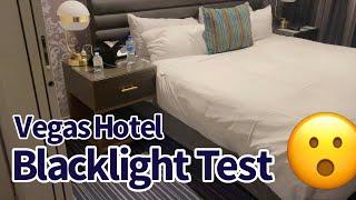 Las Vegas Hotel Blacklight Test at the Cosmopolitan Las Vegas - Yikes!