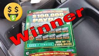 We got a #winner !! $2 tickets  100,000 payday tickets #LotteryProject #Oldmenthatusedtorace
