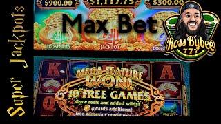 WE GOT THEM ALL! 2 INCONCIEVABLE JACKPOTS! MAX BET! MIGHTY CASH DOUBLE UP AND THE BAG SLOT epic!