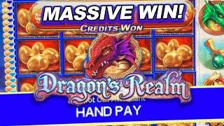 DRAGON'S REALM HIGH LIMIT MAX BET ⋆ Slots ⋆ SUPER MASSIVE WIN SLOT MACHINE ⋆ Slots ⋆ JACKPOT HAND PAY!