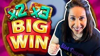 •️ SLOT QUEEN TRAVELS & GETS A BIG WIN •• SLOT HUBBY GETS CHEESE •