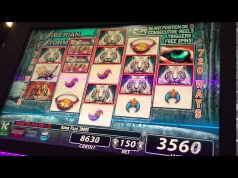Siberian Storm Slot Machine NICE Line Hit