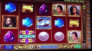 Da Vinci Diamonds slot machine bonus free spins IGT