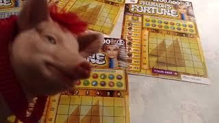 New PHARAOH'S FORTUNE Scratchcard and We have bit of fun Scratching them??