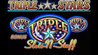 Triple Stars High Limit Slot Play With Bonus Rounds • Slots N-Stuff