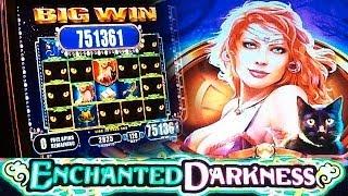 **GINORMOUS WIN** HANDPAY! Enchanted Darkness - Slot Machine Bonus