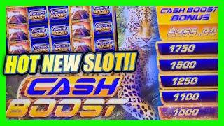 WHAT DO YOU THINK OF THIS NEW SLOT ⋆ Slots ⋆ CASH BOOST ⋆ Slots ⋆ I’M NOT SURE IF I LIKE THIS?? #G2E2021 #LasVegas