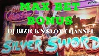 Silver Sword Slot Machine ~ MAX BET FREE SPIN BONUS ~ • DJ BIZICK'S SLOT CHANNEL