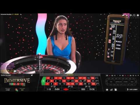 Immersive Roulette Live Dealer Casino Session £120 Start