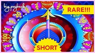 RAREST SLOT BONUS EVER! More More Hearts Slot - The Wheel Bonus! #Shorts