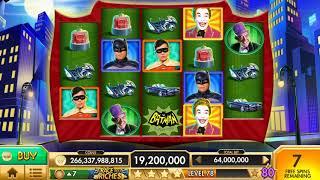 BATMAN Video Slot Casino Game with a FREE SPIN BONUS