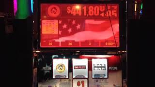 VGT Slots Star Spangled Sevens Progressive $3 Max Triple The Money Choctaw Gambling Casino