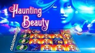 **NEW SLOT** - Haunting Beauty - Slot Machine Bonus 2014