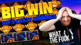 TOP 5 CRAZY WINNINGS FOR THE WEEK | STREAMERS WIN LARGE AMOUNTS OF MONEY IN SLOT GAMES