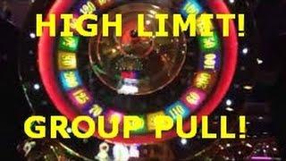 HIGH LIMIT GROUP PULL! $15 Bet Monte Carlo slot machine with Bonus Spins