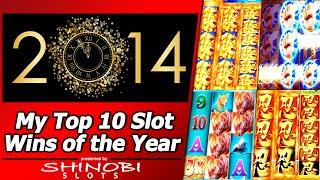 My 2014 Top 10 Slot Wins (Ranked by Bet Multiple)
