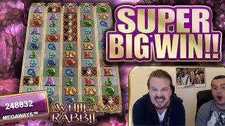 SUPER WIN WITH ALL REELS UNLOCKED IN WHITE RABBIT!
