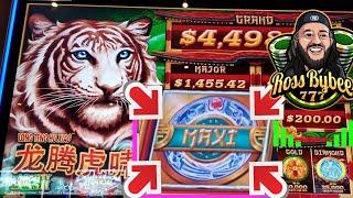 High Limit Mighty Cash Tiger Hold and Spin Feature