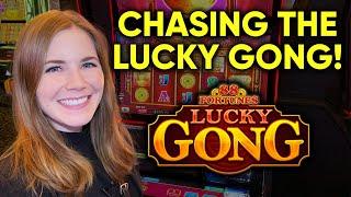 Can I Finally Get The Lucky Gong? Lucky Gong Slot Machine! BONUSES!