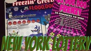$10 Freezing Greetings & a $3,000,000 Frenzy New York Lottery
