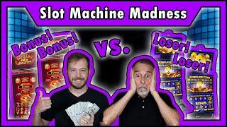 SLOT MACHINE REVENGE! Matt Has His Day: Dancing Drums vs. Fortune Coin • The Jackpot Gents