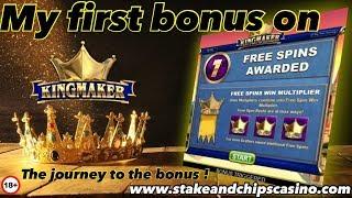 KINGMAKER SLOT - JOURNEY TO THE BONUS • Online Casino review win