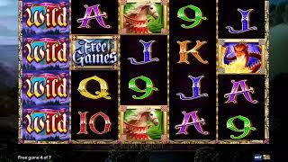 GOLDEN KNIGHT Video Slot Casino Game with a FREE SPIN BONUS