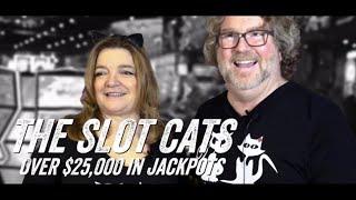 The Slot Cats Win Over $25,000 at San Manuel Casino [Jackpot Stories - Ep.3]